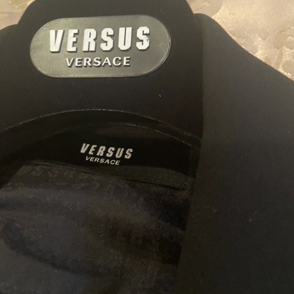 Versace Versus Black Double Breasted Blazer Vest Dress W/ Open Back 44 NWT - Picture 4 of 12